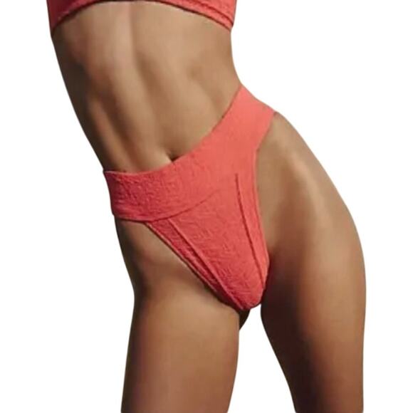 new Free People FP Beach small free-est Dylan high-waist bikini bottom SW 2909 - Picture 1 of 11